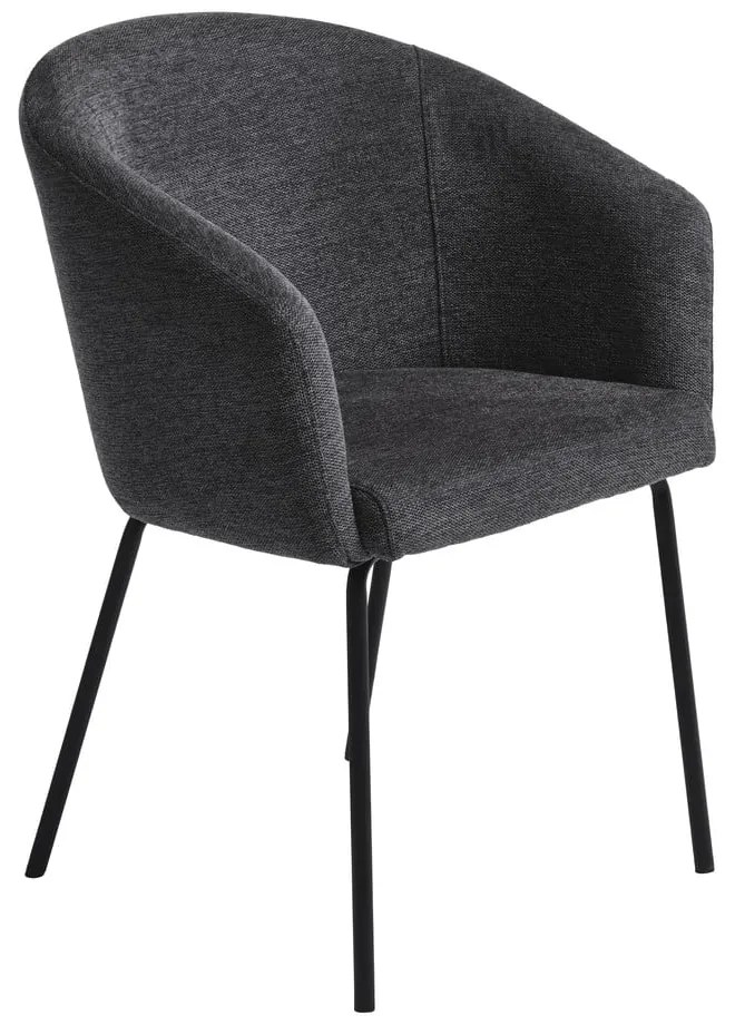 Ciemnoszare krzesło Easton – Unique Furniture