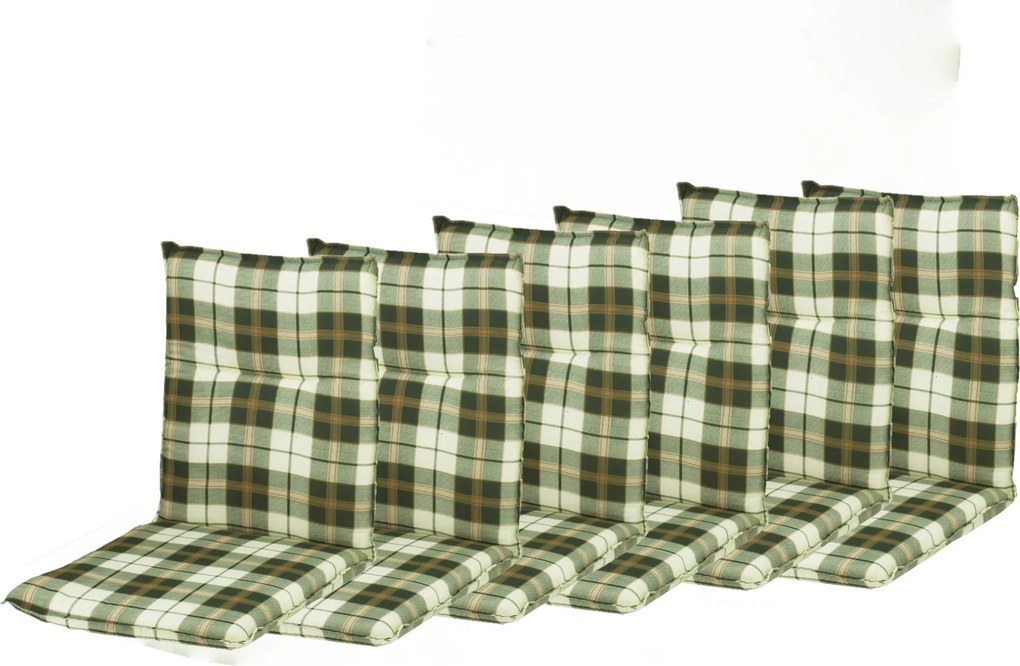 Doppler SPOT 129 - zestaw 6 szt. poduszek na krzesło z niskim oparciem