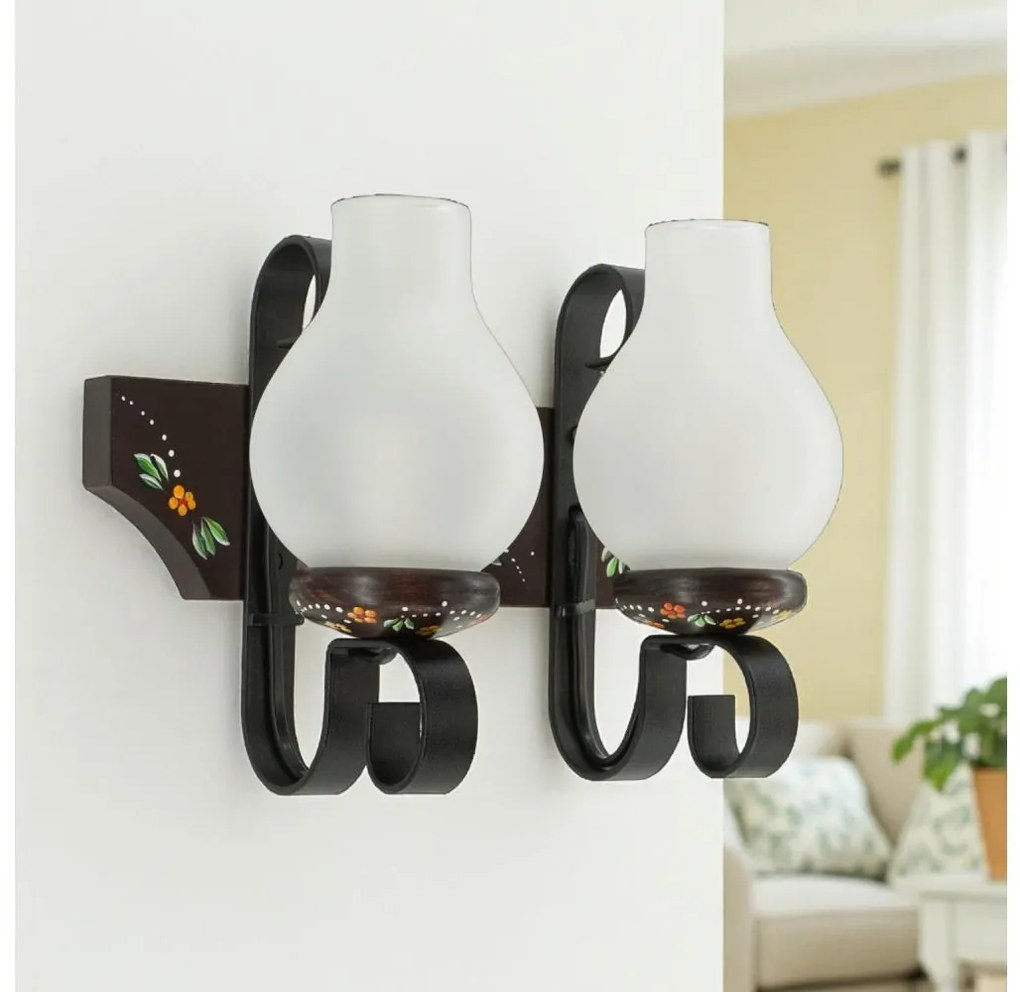 Brilagi - Kinkiet QUEEN 2xE14/40W/230V buk/wenge