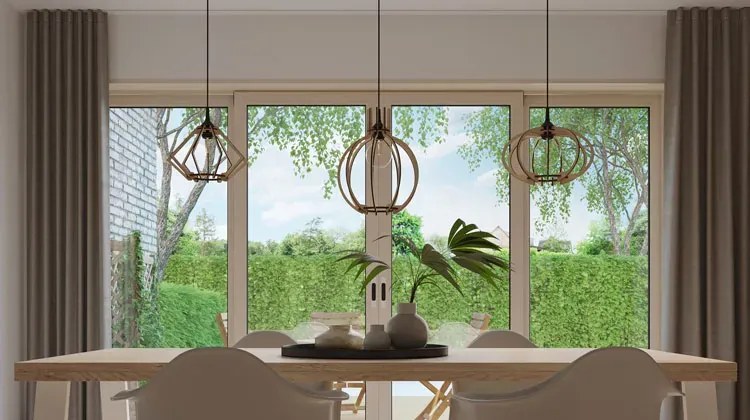 Drewniana lampa wisząca w stylu boho - 6X EX519 T2-M29