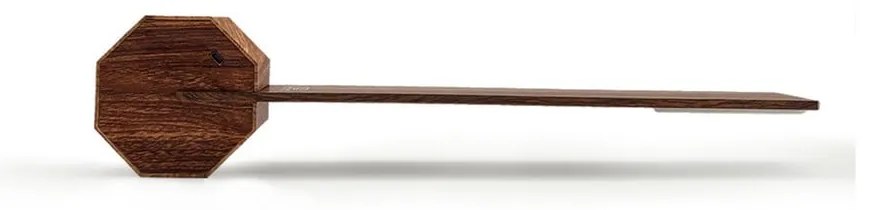 Brązowa lampa stołowa LED (wysokość 38 cm) Octagon One – Gingko