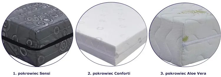 Materac kieszeniowo-piankowy z kokosem 100x200 M2-G65