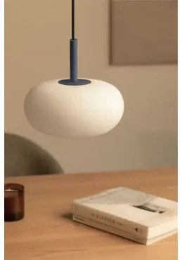 Lampa Sufitowa Wisząca Led Z Kryształu I Stali Deruent Df Azul Oscuro |df Dark Blue - Sklum