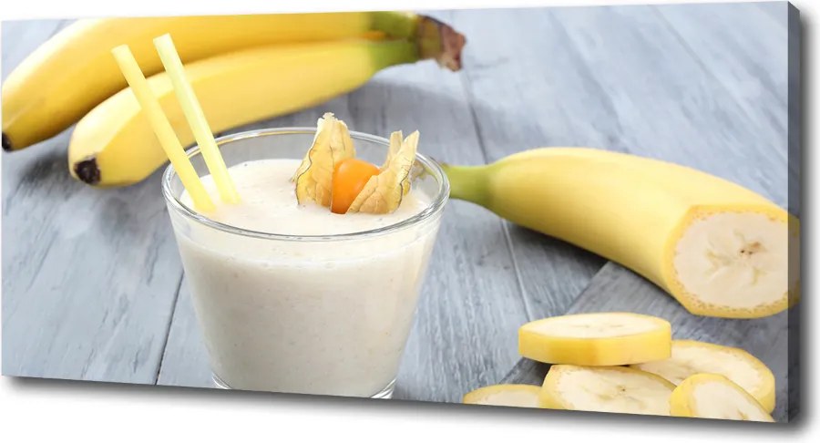 Foto obraz na płótnie Bananowy koktajl