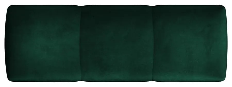 Zielone aksamitne oparcie do sofy modułowej Rome Velvet – Cosmopolitan Design