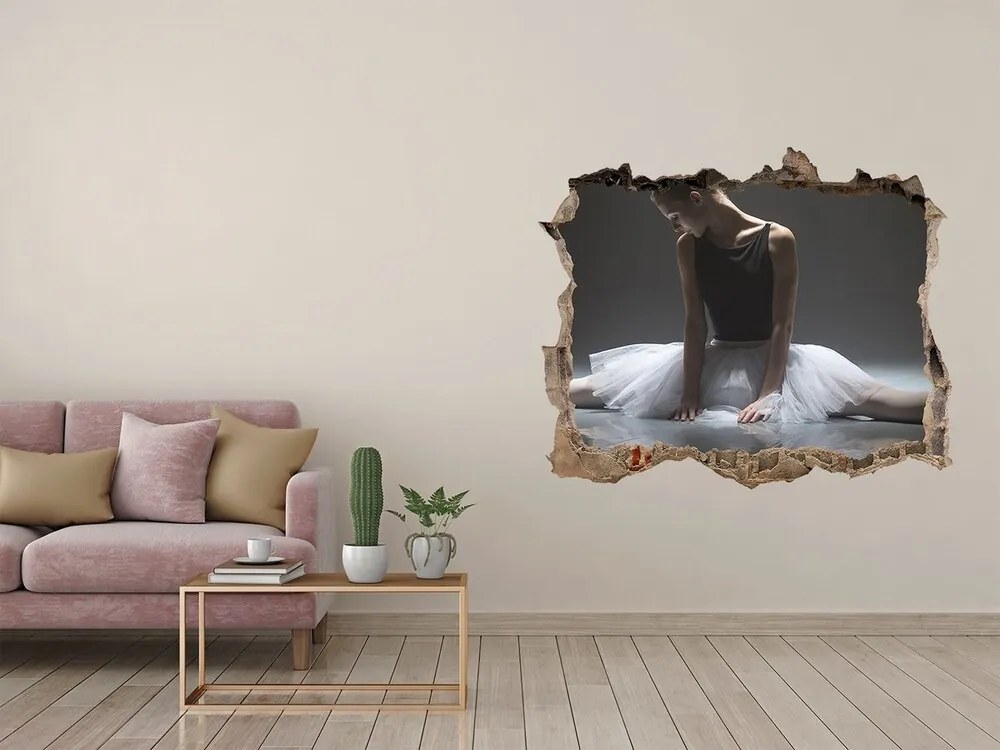Fototapeta dziura na ścianę Baletnica