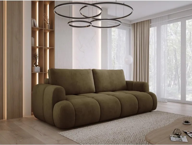 Sofa kanapa BOMO 3 osobowa z funkcją spania i pojemnikiem