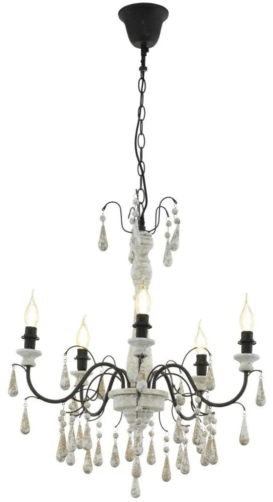 Eglo 33011 - Żyrandol na łańcuchu 5xE14/40W/230V
