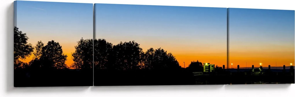 Obraz zachodu słońca (170x50 cm)