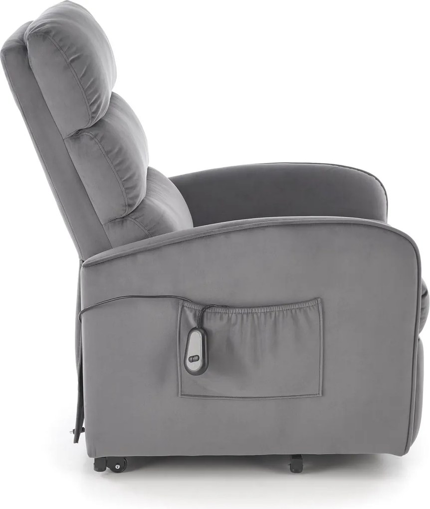 Fotel rozkładany elektrycznie wspomagający wstawanie Maroni Halmar