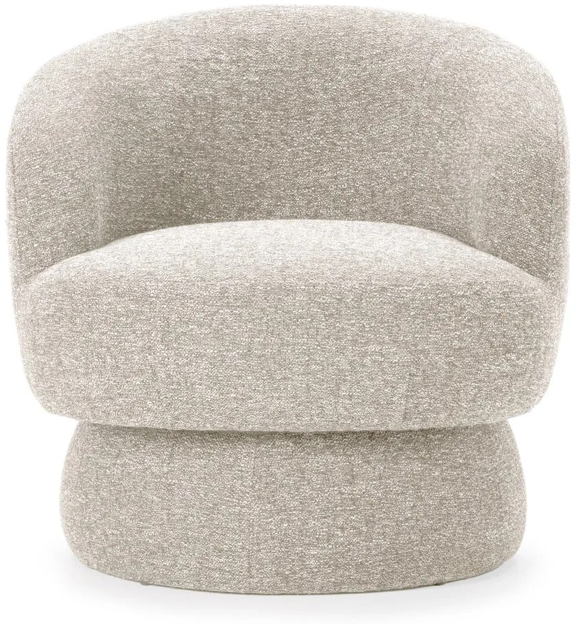 Beżowy obrotowy fotel Dali – MOME