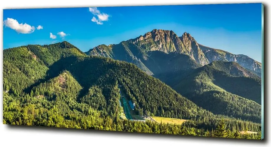 Foto obraz szkło hartowane Panorama Tatr