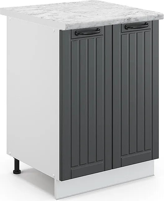 Szafki kuchenne antracytowy domek wiejski 60x60x82 fame-line