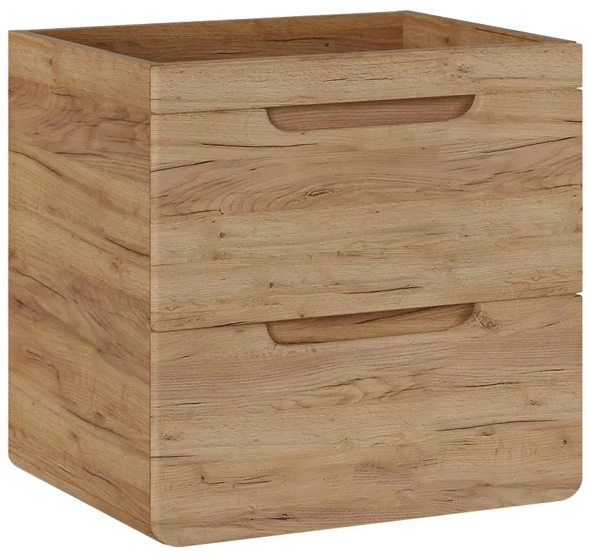 Szafka pod umywalkę wisząca naturalna - 60 cm - ARUBA