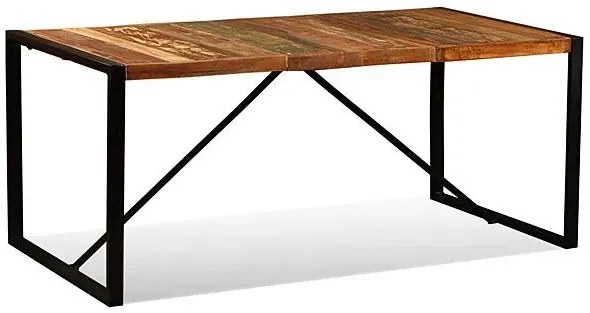 Industrialny stół Antors 2R 180 cm - drewno regenerowane