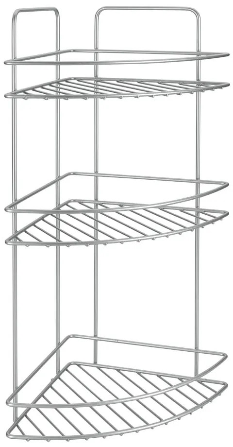 3-piętrowa narożna półka łazienkowa Metaltex Ref