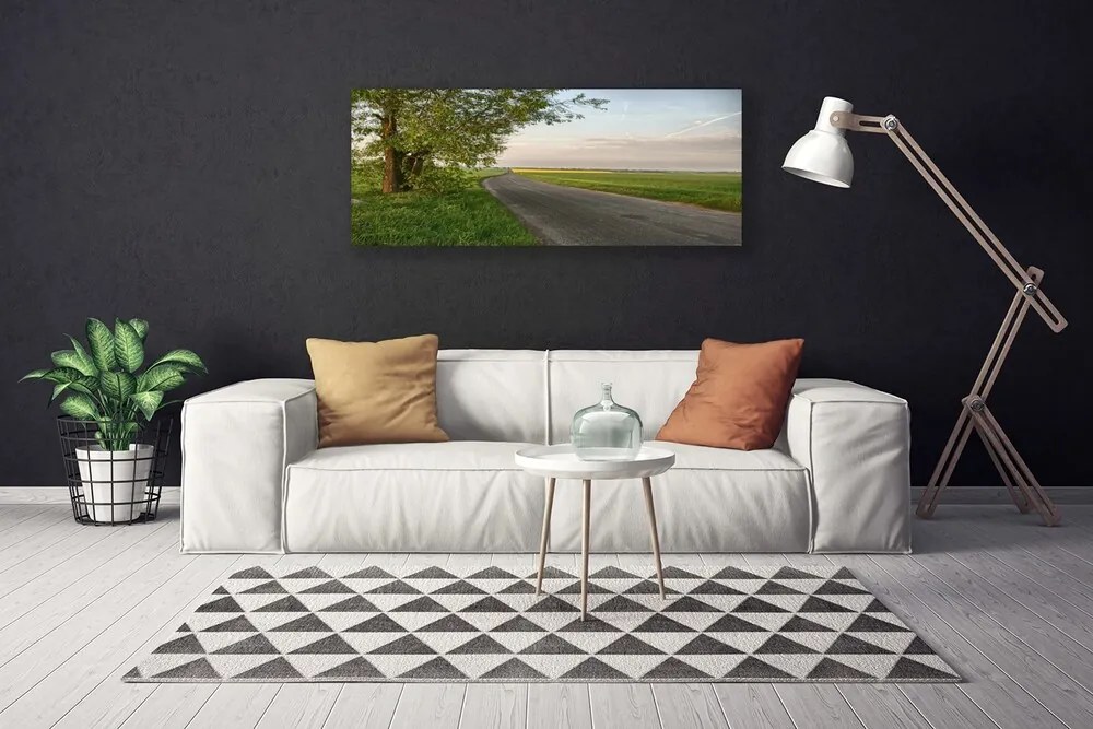 Zdjęcie na płótnie Aleja prowadząca w Nieznane