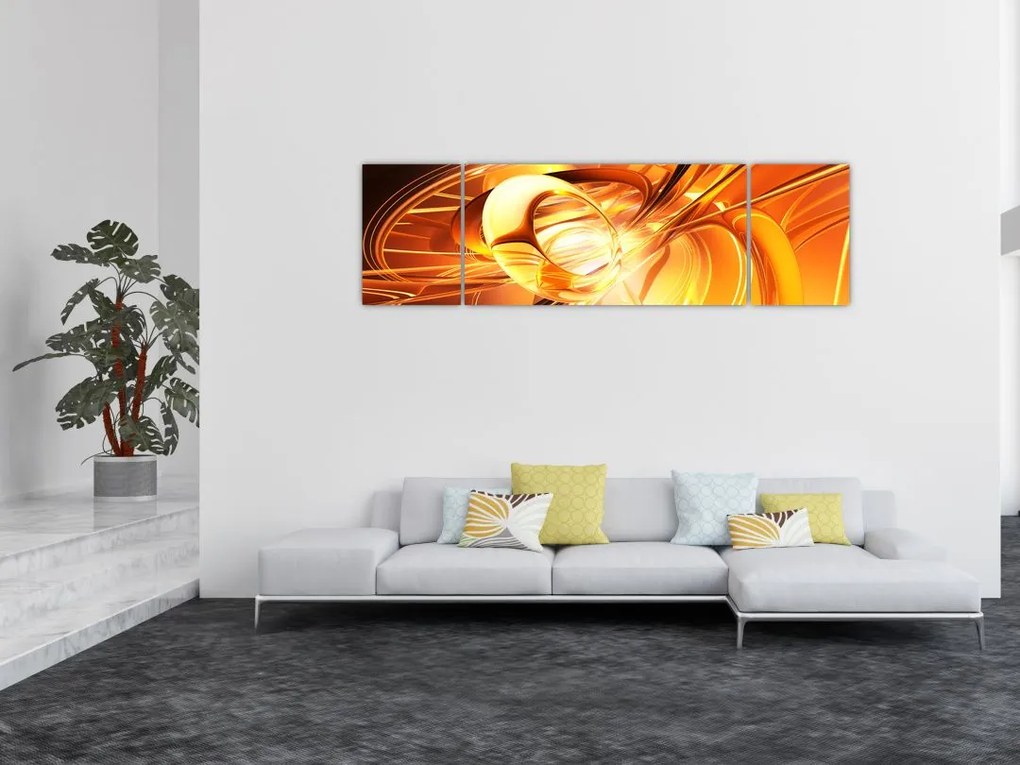 Obraz abstrakcji (170x50 cm)
