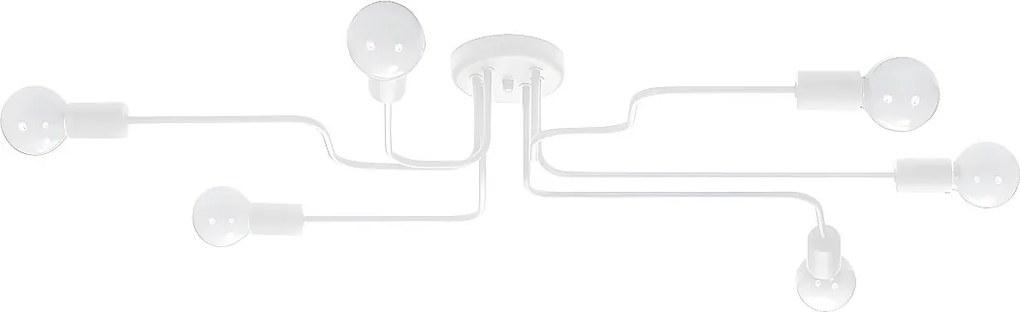 Żyrandol VECTOR 6 biały