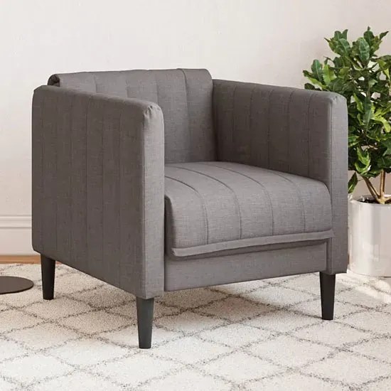 Tapicerowany fotel wypoczynkowy taupe T2-S77