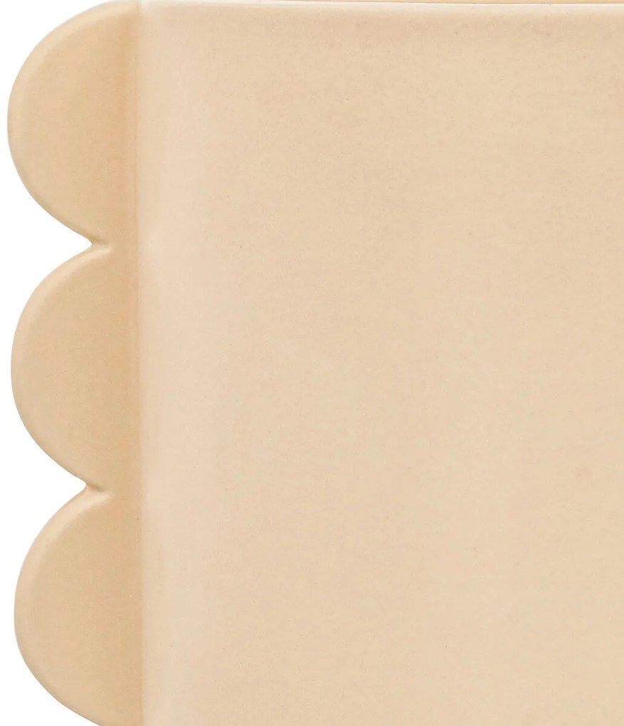 Ceramiczna osłonka na doniczkę WAVY BLISS, 18 cm