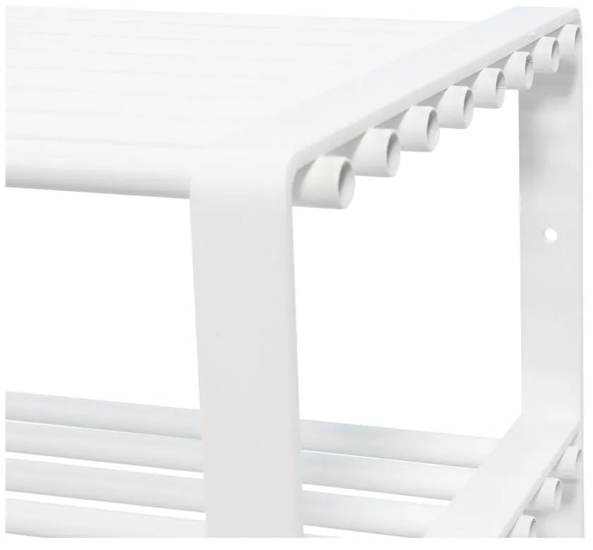 Biała metalowa szafka na buty Rex – Spinder Design