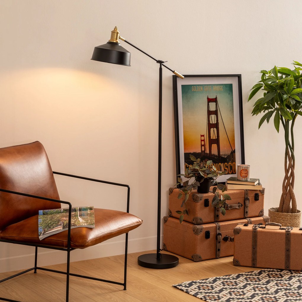 Lampa stojąca loft FACTORY, 155 cm