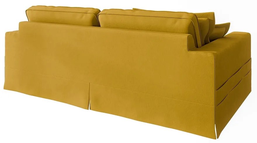 Żółta sofa 236 cm Nora – Ropez