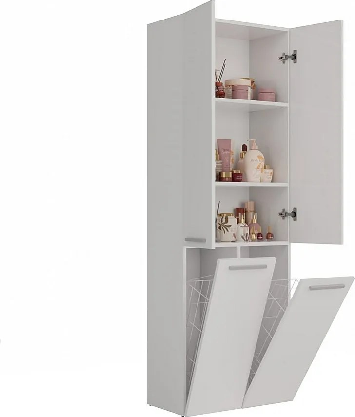 Meble łazienkowe, 174 x 30 x 60 cm, Biały Mat