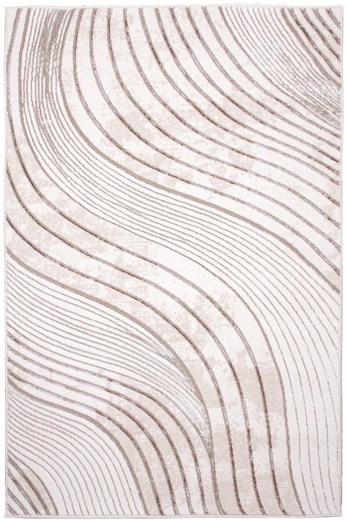 Dywan Golden Złote fale 100x150 Prostokąt