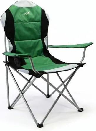 Zestaw 2 szt. składanych krzeseł kempingowych, wędkarskich Divero Deluxe - ziel