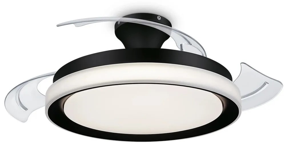 Philips-LED Plafon z wentylatorem LED/35W/230V 5500/4000/2700K+pilot czarny