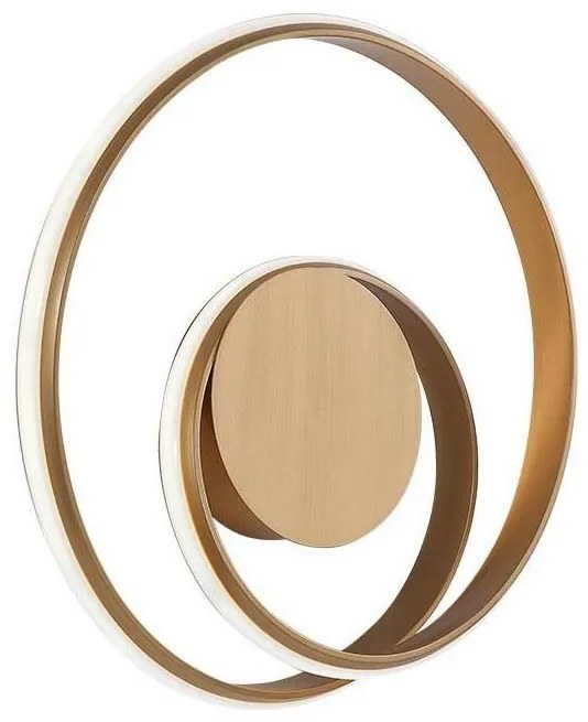 Redo 01-1790 - LED ściemnialny kinkiet TORSION LED/27W/230V brązowy