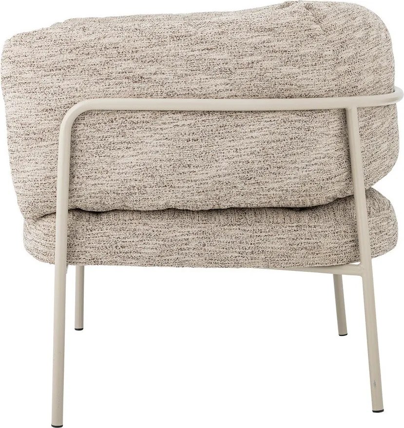 Szarobeżowy fotel Karel – Bloomingville