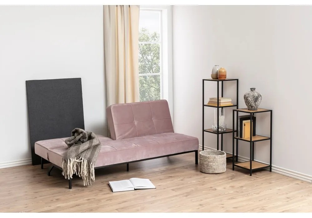 Różowa rozkładana sofa Actona Perugia