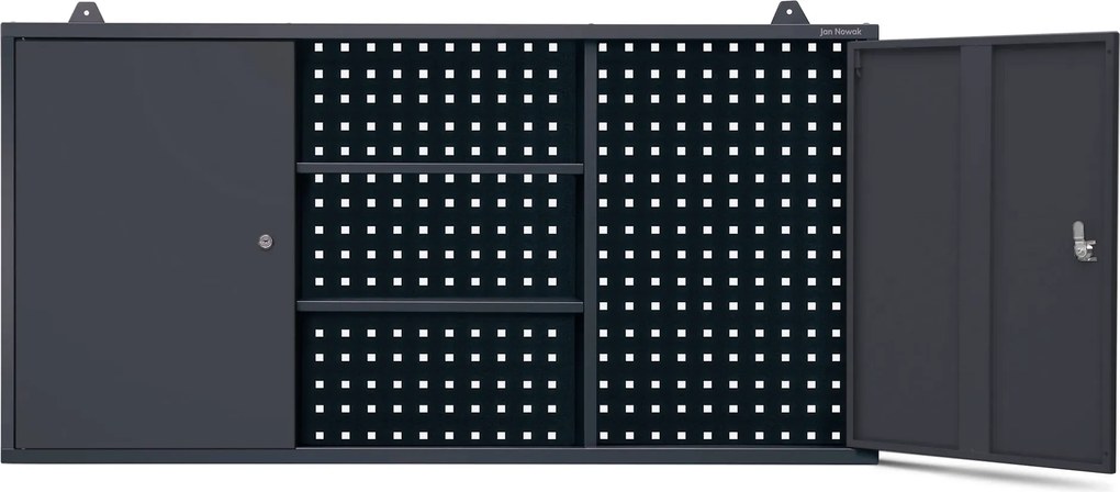 Wisząca szafka na narzędzia Ben 120x20x60 cm, antracyt