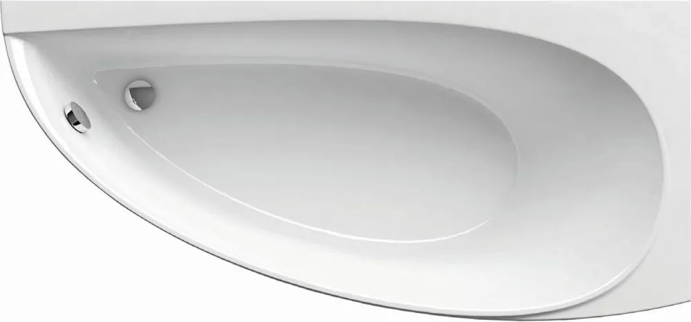 Ravak CH01000000 - Narożna wanna AVOCADO 160x75 cm akryl/biały