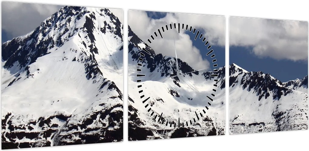 Obraz - Park Narodowy Kenai Fjords (z zegarem) (90x30 cm)