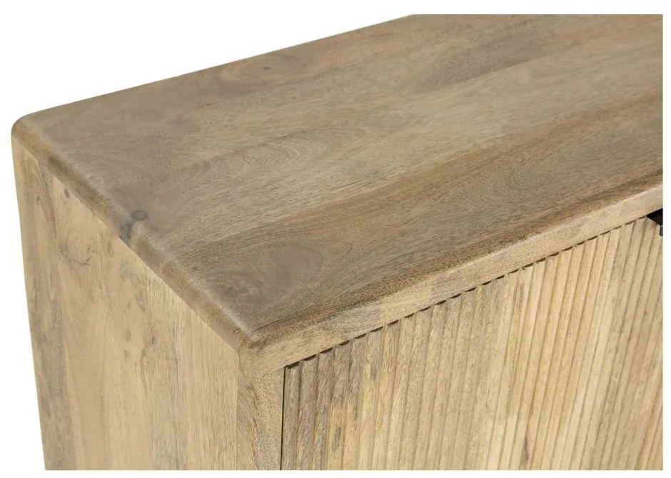 Komoda z litego drewna mango w naturalnym kolorze 150x85x40 cm Mundra – MOME