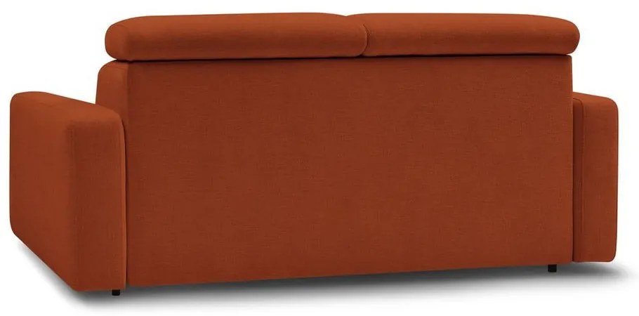Ceglasta rozkładana sofa 215 cm Monaco – Bobochic Paris