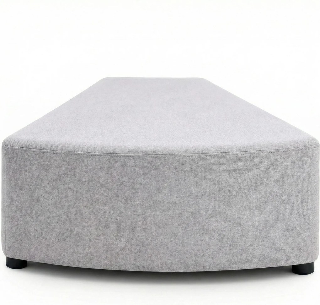 Siedzisko LEA, trójkąt, jasnoszare