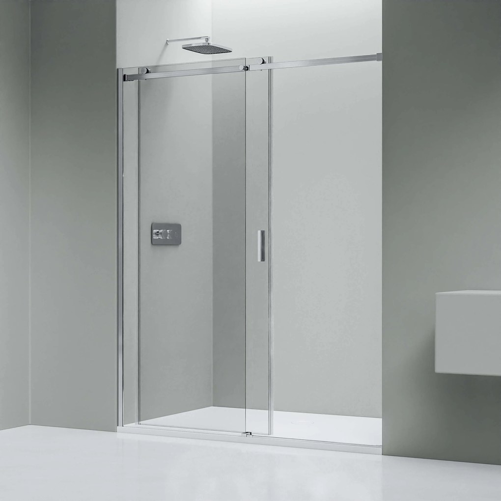 Drzwi prysznicowe przesuwne ze ścianką NT806 FLEX