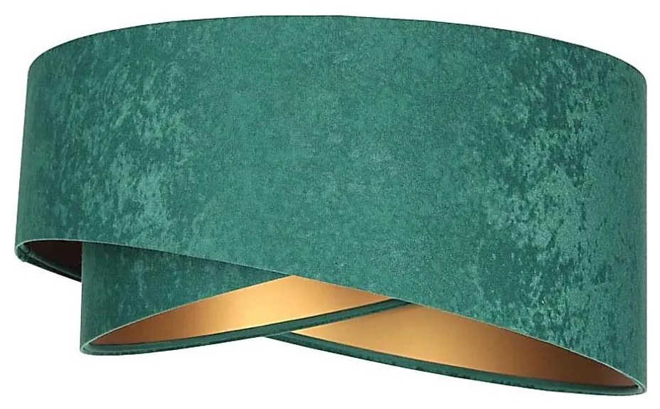 Uniwersalny klosz GALAXY E27 pr. 45 cm zielono-złoty