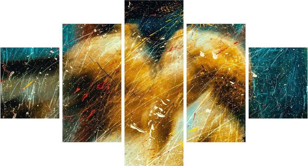 Obraz - Całujące się anioły (125x70 cm)