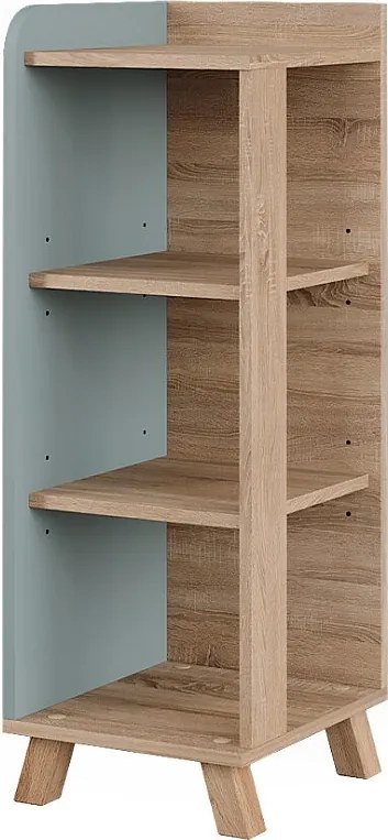 Szafka Midi sonoma/niebieski 30x35x90 karen