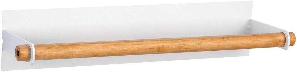 Uchwyt magnetyczny na rolki kuchenne MAGNA, bambus, 30 cm, WENKO