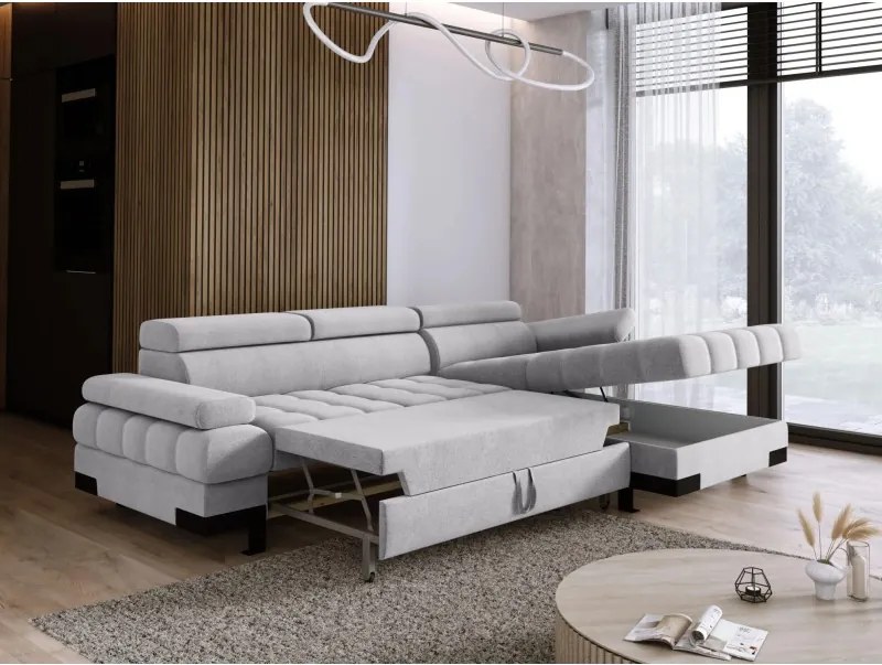 Narożnik SELVA S z funkcją spania i pojemnikiem AUSTIN 18 WERSAL