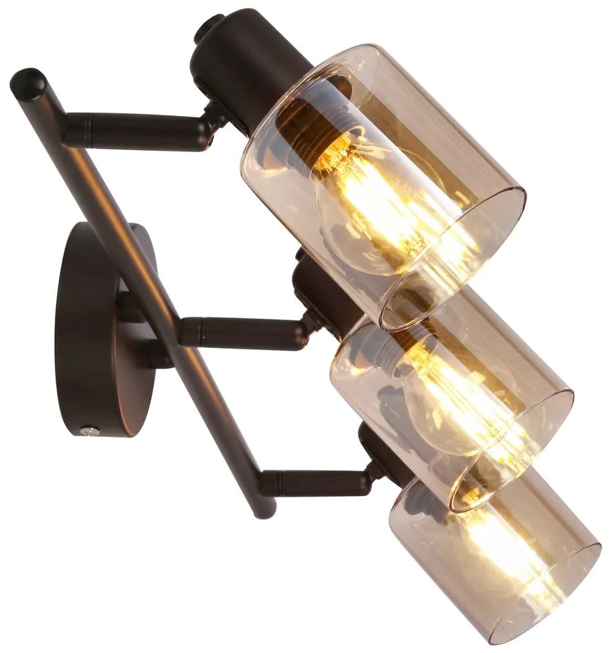 Lampa sufitowa ze szklanym kloszem 9x58 cm Agra – Candellux Lighting