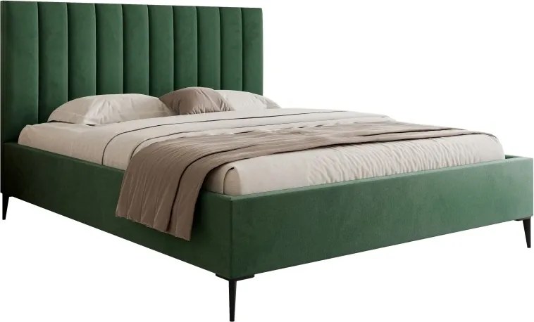 Łóżko Mona Slim III 140 Tkanina VELUTTO 10 stelaż drewniany