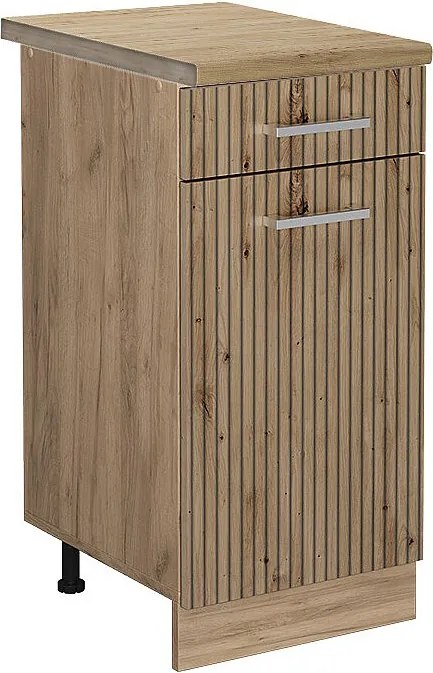 Szafka dolna do kuchni dąb rzemieślniczy 40x60x81.6 r-line